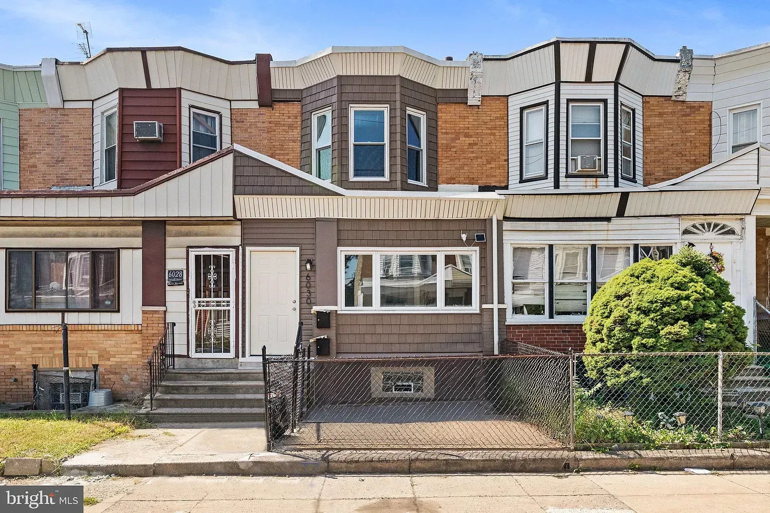 Front exterior of 6030 Sansom Street, C Family Properties’ two-unit rental property